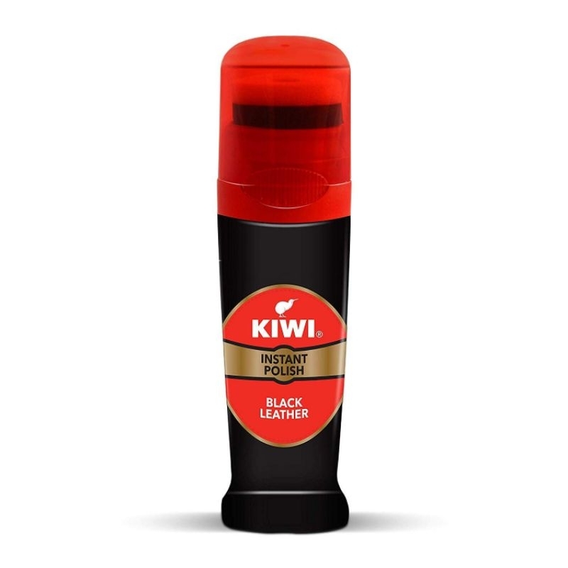 💯🔥KIWI Instant Shoe Polish Black Leather 75ml Shopee Singapore