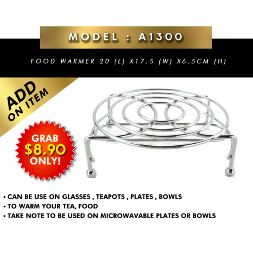 San Seng GMI Food Warmer Rack - Suitable for Glass, Stainless Steel ...