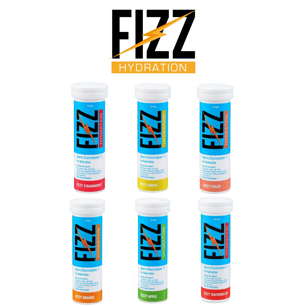 FIZZ HYDRATION SPORTS EFFERVESCENT TABLETS, SPORTS ELECTROLYTES, NO