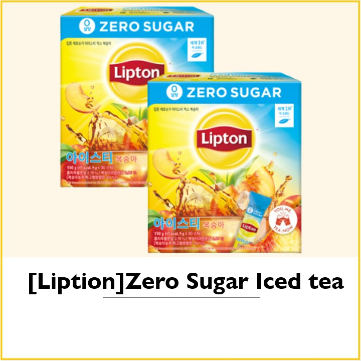 [Lipton] No Sugar Zero Sugar free Ade Powder 10T iced tea diet flavor