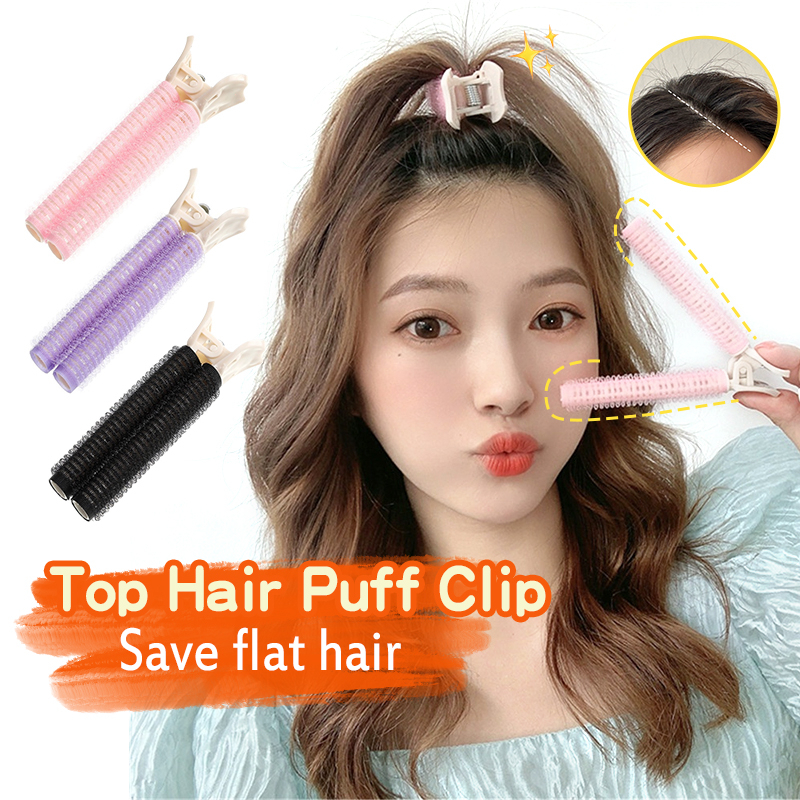 [SG Seller ]Natural Hair Root Fluffy Clips Curly Hair Roller Culers