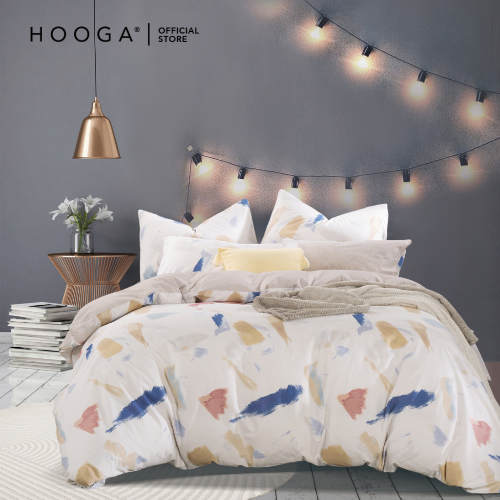 Hooga Cara Cotton Quilt Cover Set Shopee Singapore