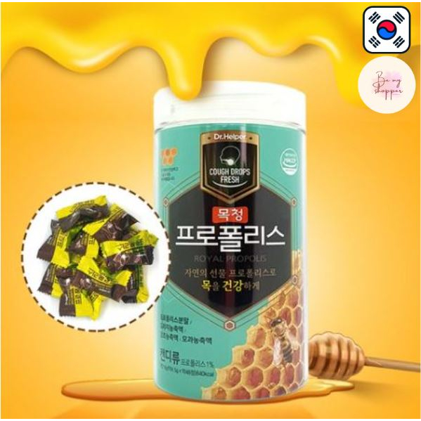[Korea]Dr. Helper Royal Propolis Cough Drop Fresh / Throat Candy 1 Tub ...