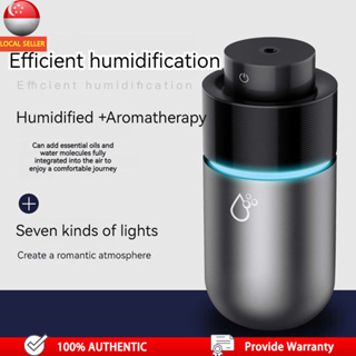 SG Stock USB Car/Room Aroma Diffuser Humidifier Air Humidifier Rechargeable  Humidifiers with Led light Auto Off When Water Level Low