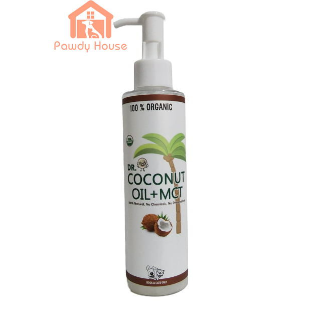 DR. COCONUT OIL +MCT FOR DOGS & CATS 220ML RELIEVE ALLERGIES AND