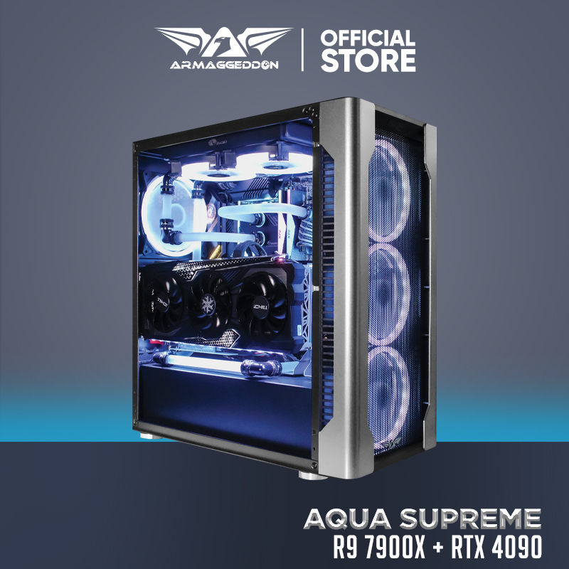 Armaggeddon The Adventurer Custom Loop Gaming PC I9 13900KF + RTX