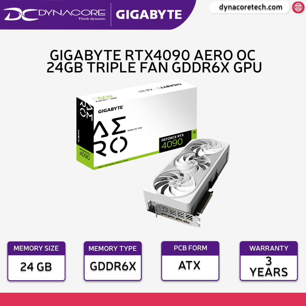 Gigabyte Geforce Rtx 4090 Aero Oc 24g 24gb Gddr6x Graphics Card Gv N4090aero Oc 24gd Rtx4090 1252