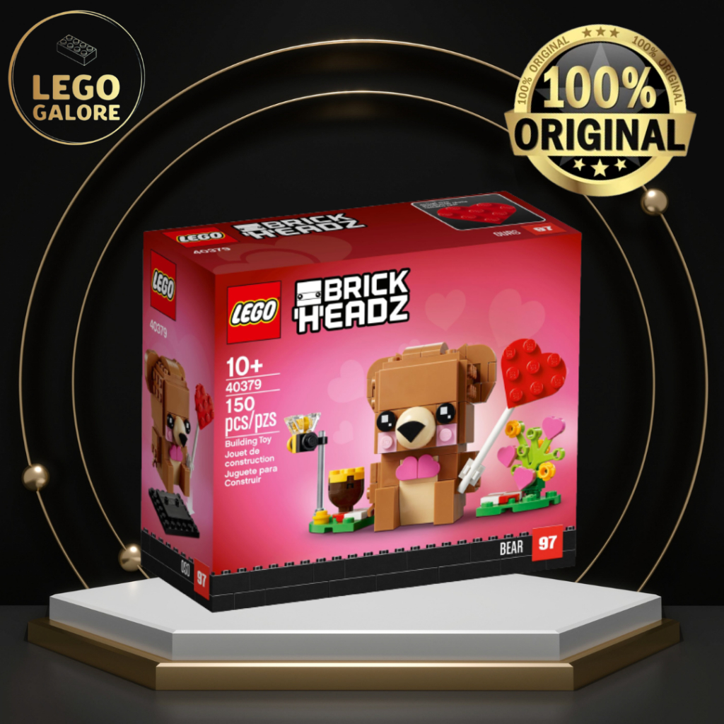 Lego 40379 brickheadz discount valentine's bear stores