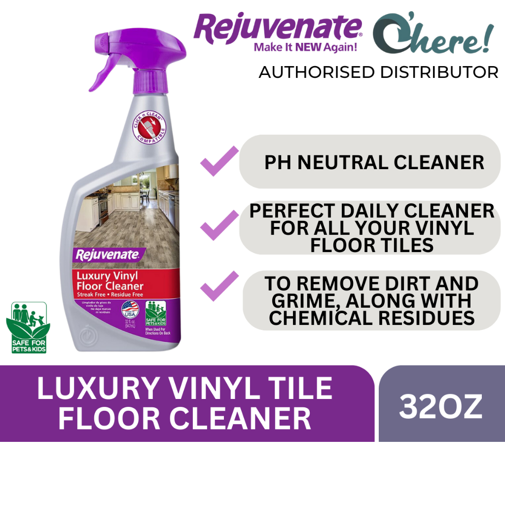 Rejuvenate Luxury Vinyl Floor Cleaner, 32Oz Shopee Singapore