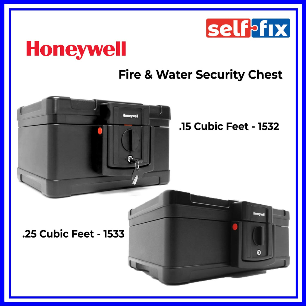 Honeywell Waterproof Fire Chest Safe Small (1532) and Medium (1533) Shopee Singapore