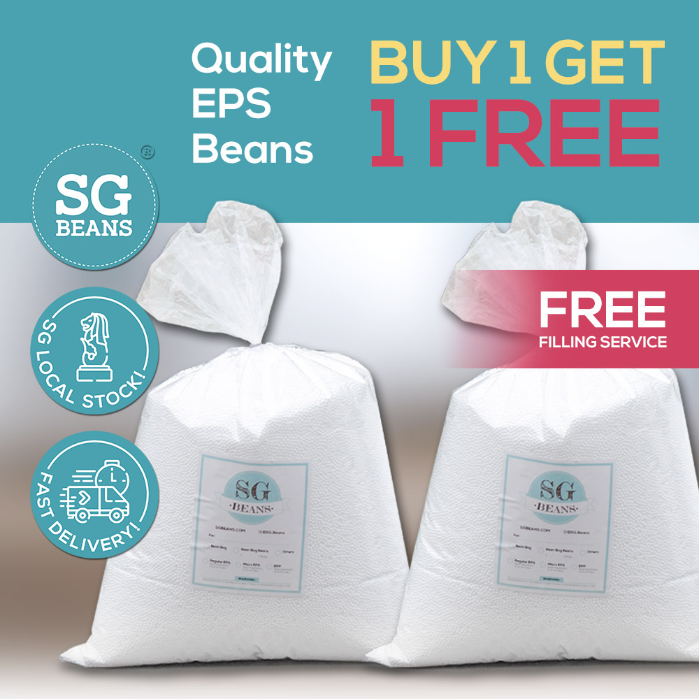 BUY 1 GET 1 Quality EPS Bean Bag Beans Beanbag Refill Filling