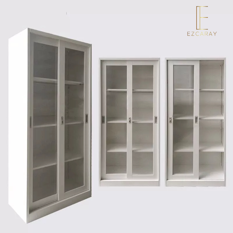 EZCARAY S801 Steel Sliding Door Glass Display / Filing