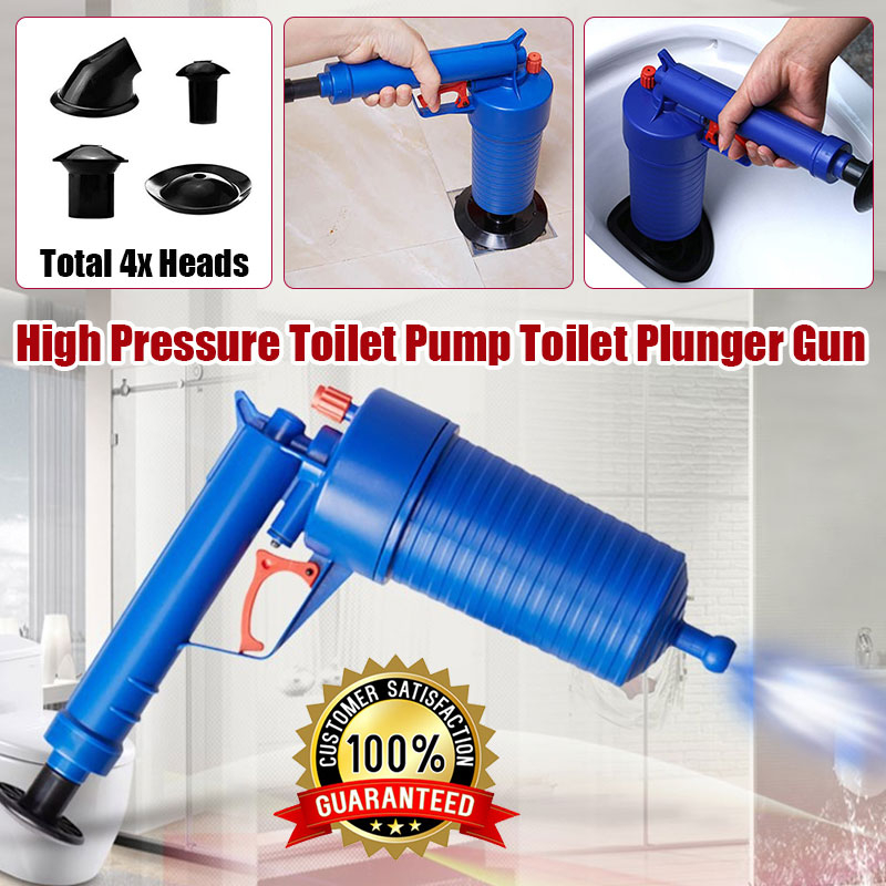Toilet Plunger Powerful Pipe Plunger Air Pressure Pipe Cleaner Toilet