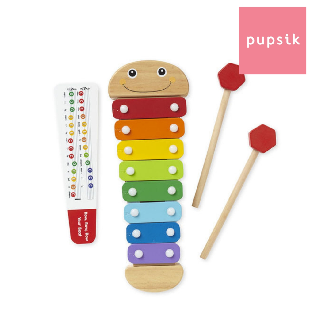 Melissa & Doug Caterpillar Xylophone Musical Toy Shopee Singapore