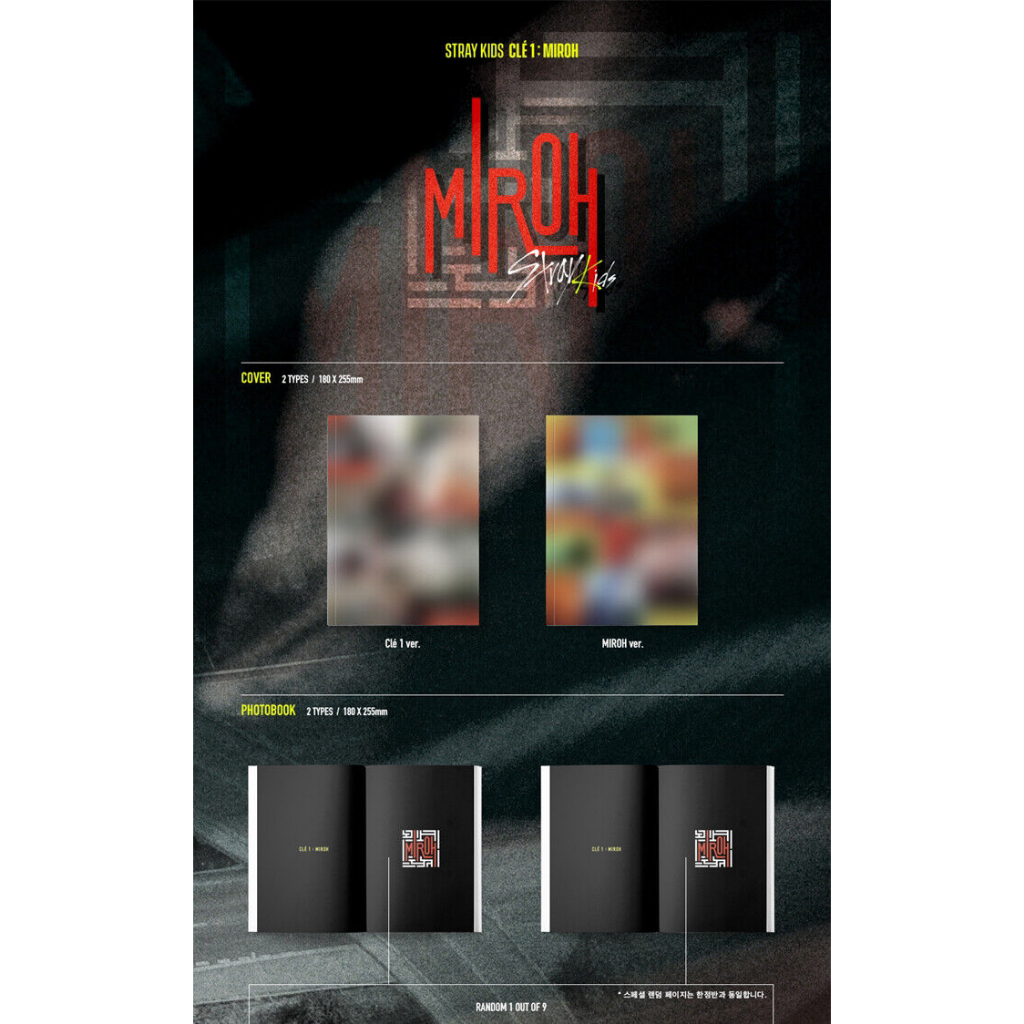 STRAY KIDS [Cle 1 : MIROH] 4th Mini Album (Standard Ver.) | Shopee