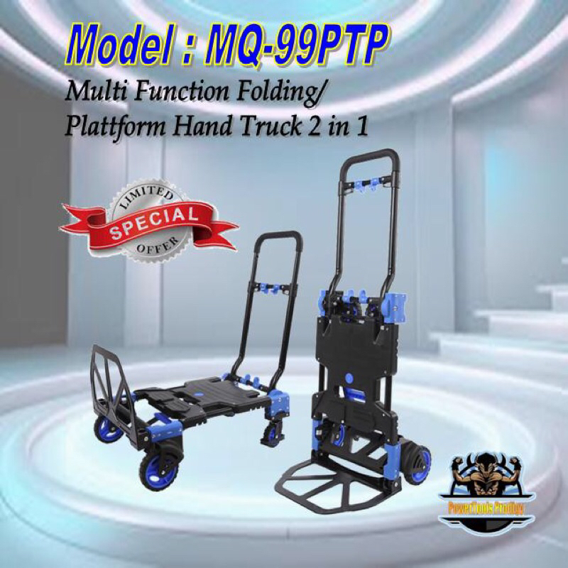 2IN1 FOLDABLE TROLLEY FOLDING TRUCK/ 2 IN 1 TROLLEY/ Similar To STANLEY ...