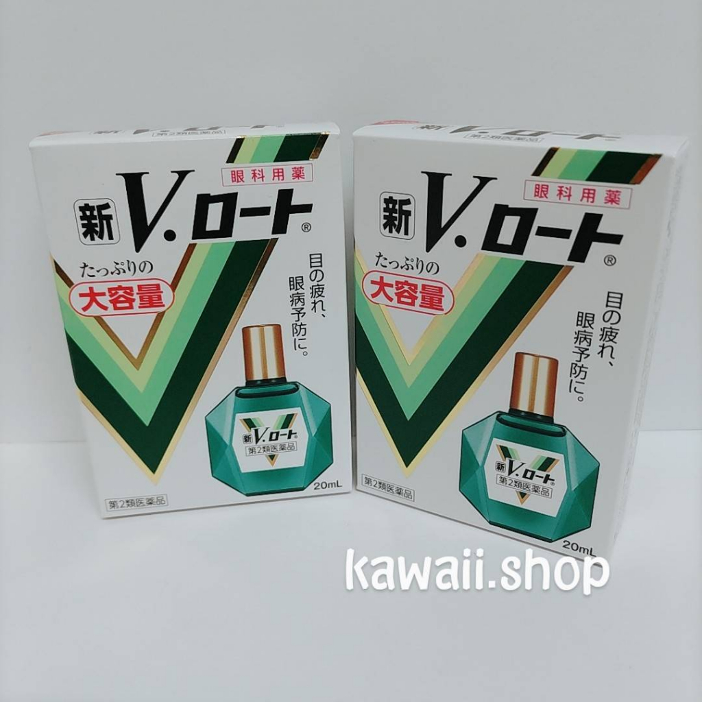 Rohto New V. Rohto 20ml x2pc Eye Drops from JAPAN | Shopee Singapore