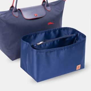 Evertoner For Longchamp Le Pliage Filet Top Handle Bag Felt Insert Bag  Makeup Cosmetic Bags Travel Inner Purse Handbag Storage O - Cosmetic Bags &  Cases - AliExpress