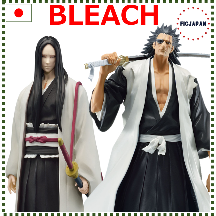 Direct From Japan 】Bleach Retsu Unohana & Kenpachi Zaraki figure
