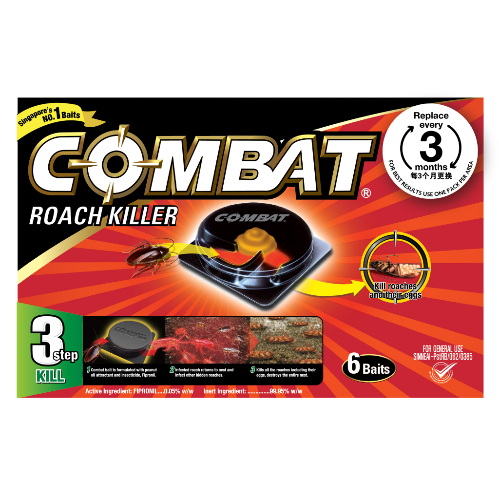 Combat Roach Killer Bait Stations, 6s Shopee Singapore
