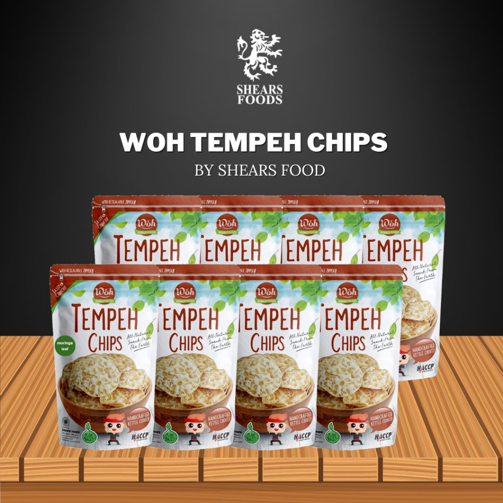 WOH Handcrafted Tempeh Chips by Shears 100gms Shopee Singapore