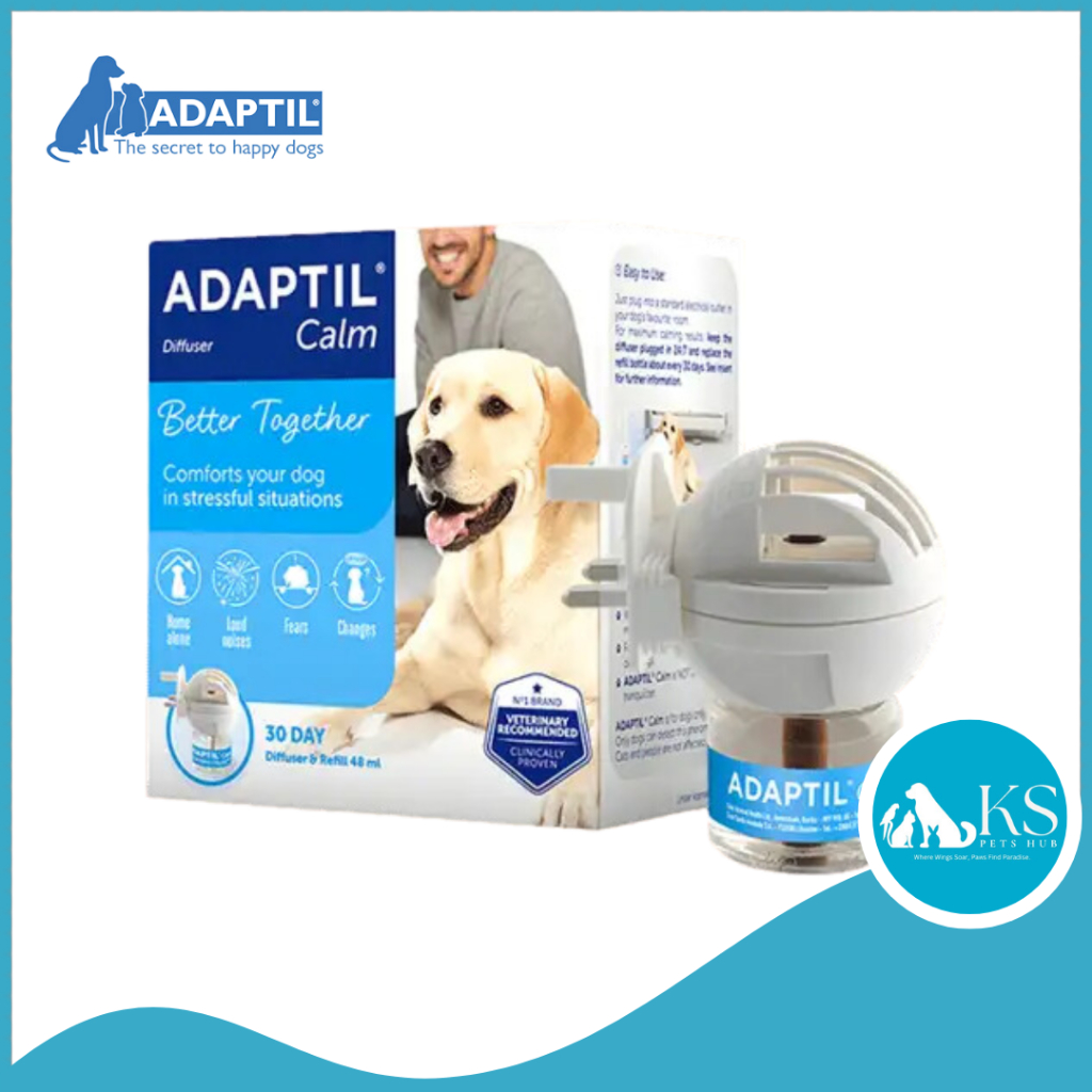 Adaptil Diffuser Kit / Refill Calm Down Stress Dog | Shopee Singapore