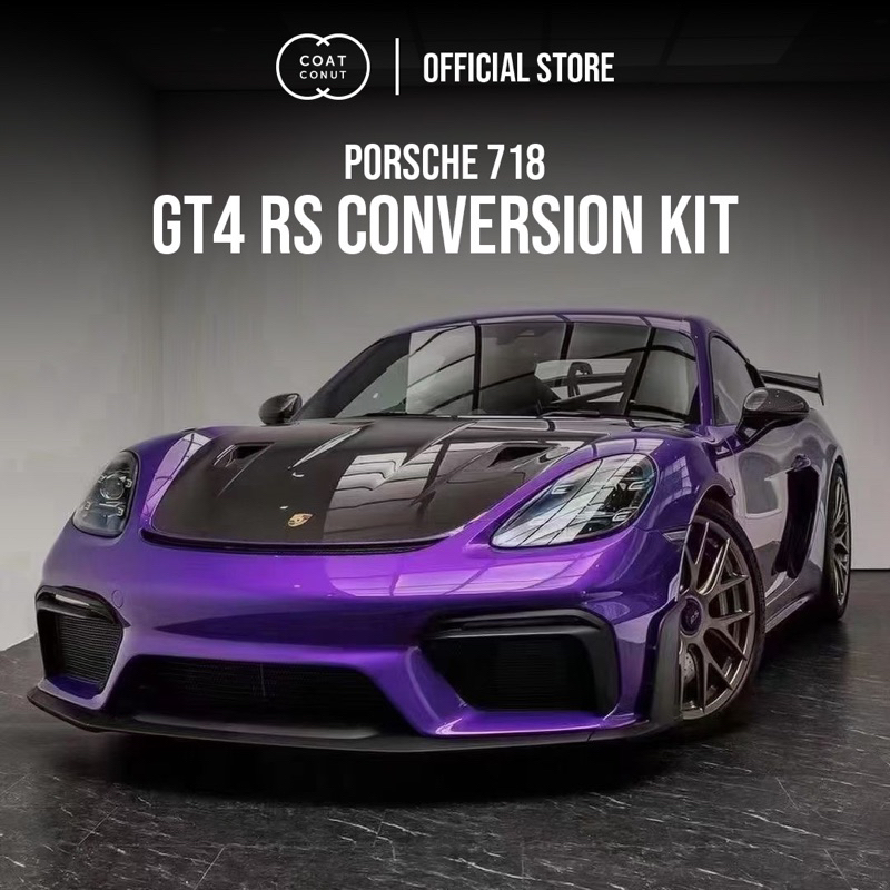 Porsche 718 Cayman Full GT4 RS Bodykit Conversion | Shopee Singapore