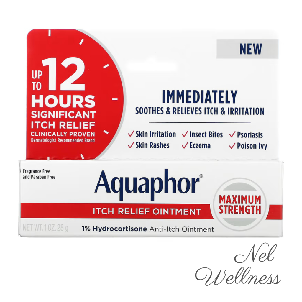 [Heat Rash Relief] Aquaphor Itch Relief Ointment Maximum Strength