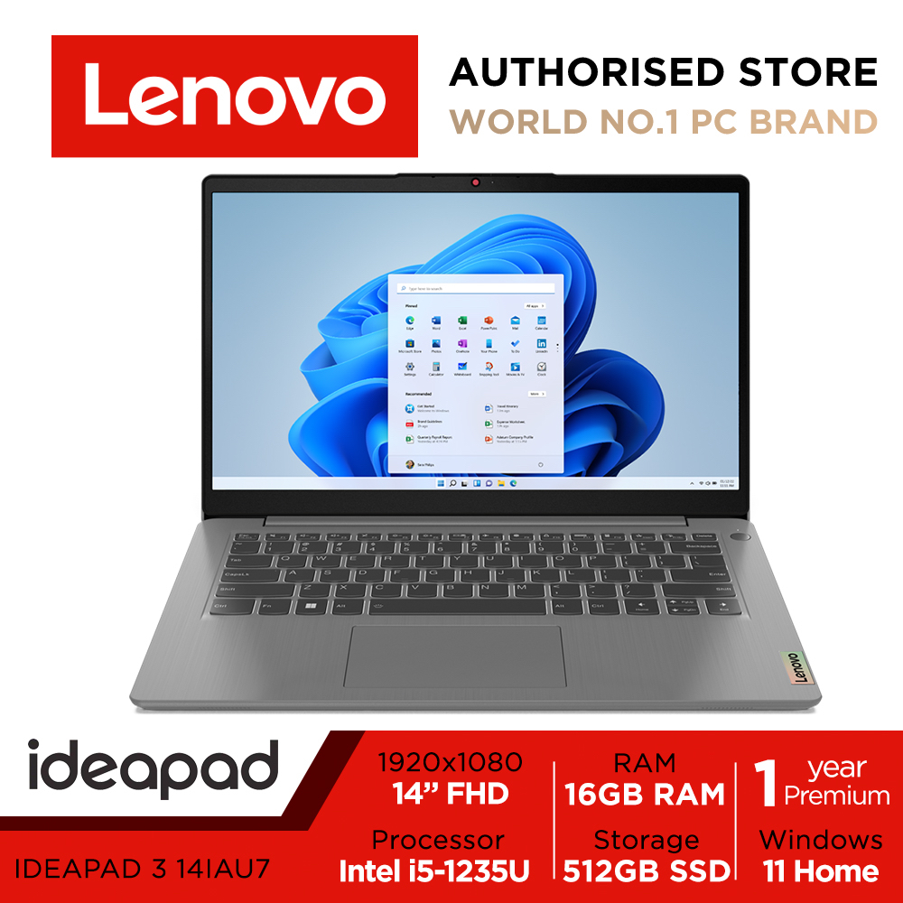 Lenovo IdeaPad 3 14IAU7 | 82RJ00BASB | 14