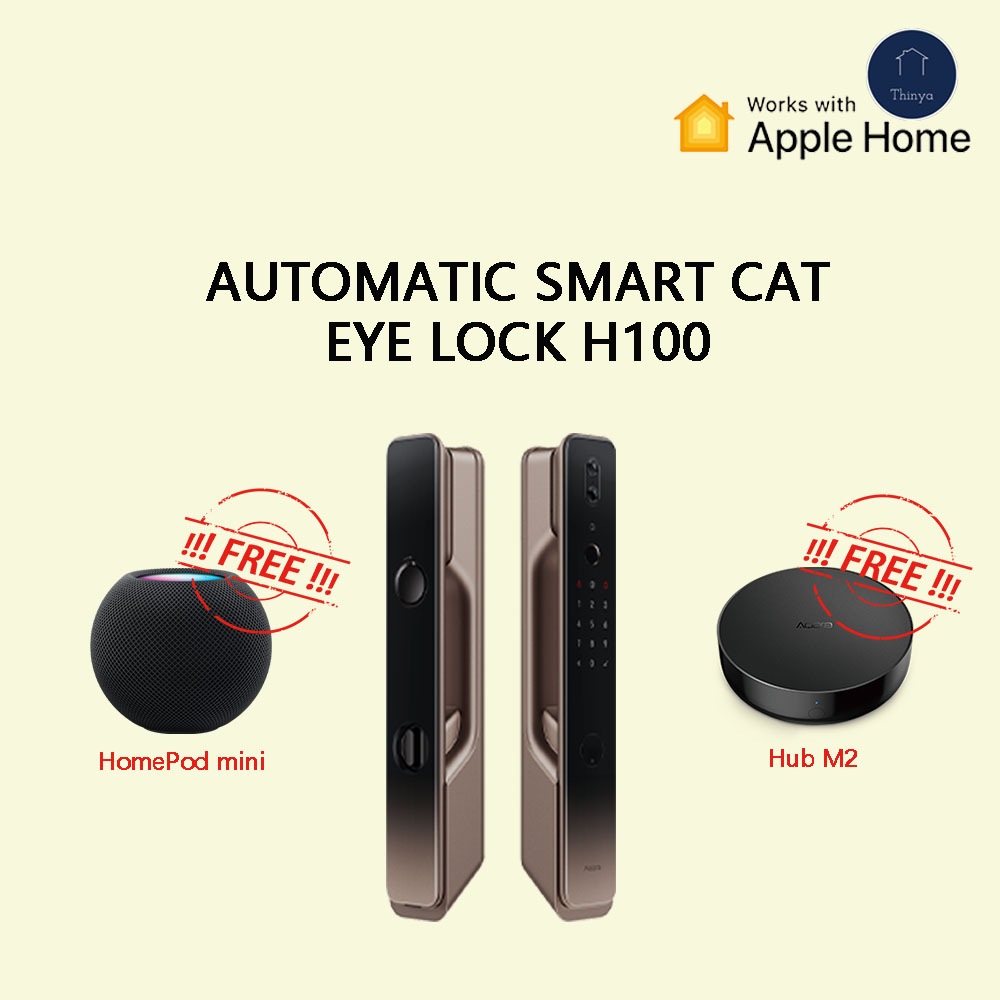 [WITH INSTALLATION]Aqara Fully Automatic Smart Cat Eye Lock H100