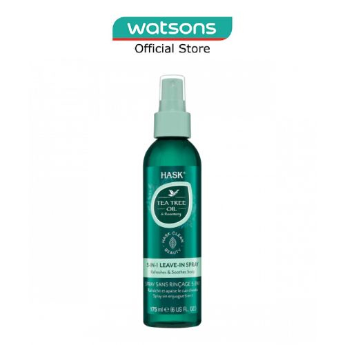 HASK Tea Tree oil & Rosemary Hair Scalp Treatment 5in1 Leavein Spray