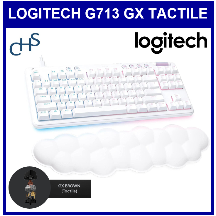 Logitech G713 TKL Mechanical GX Tactile Switch RGB Wired Gaming ...