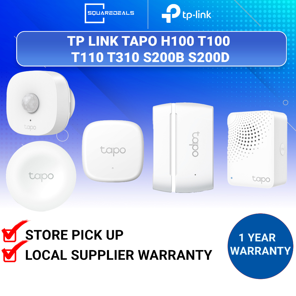 TP Link Tapo H100 T100 T110 T310 S200B S200D Smart Motion Sensor Wide