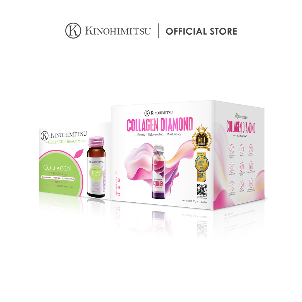 Kinohimitsu Advance Beauty Set (Beauty 6's + Collagen Diamond 5300 16's)