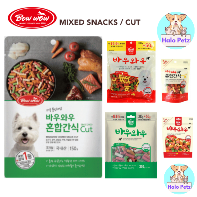 Bow Wow Mixed Cut Snacks Dog Treats Shopee Singapore