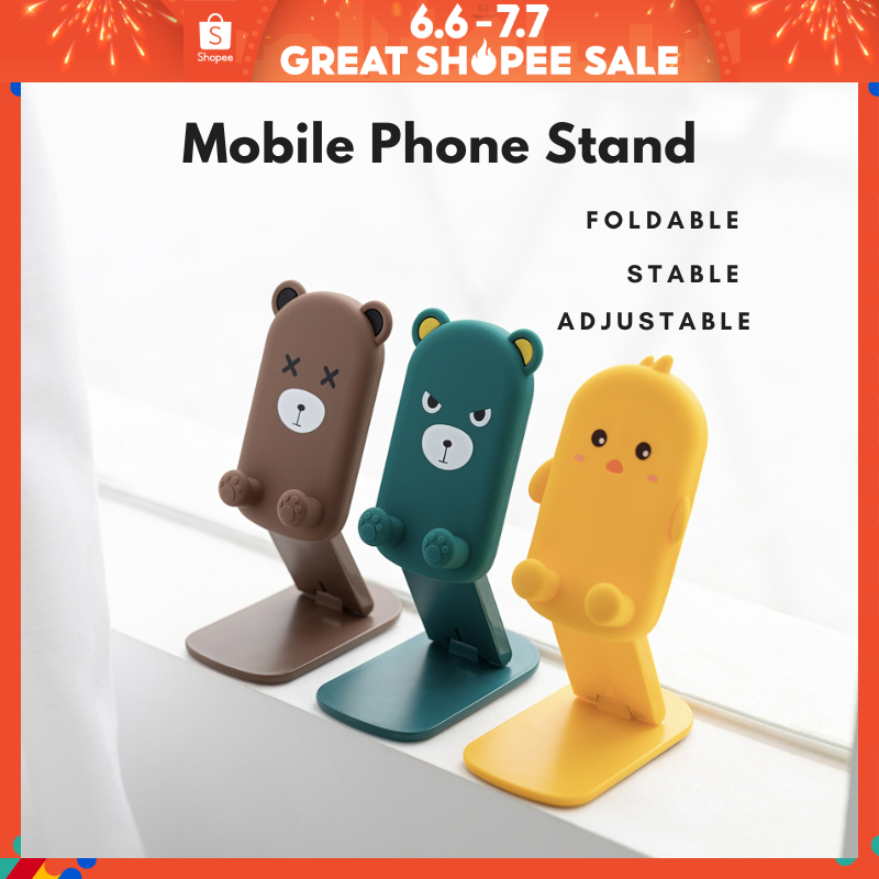 ?GSS Big Sale?SG Ready Stock?Adjustable Premium Phone Stand Genuine Dokiy Foldable Portable Desktop Holder Gift