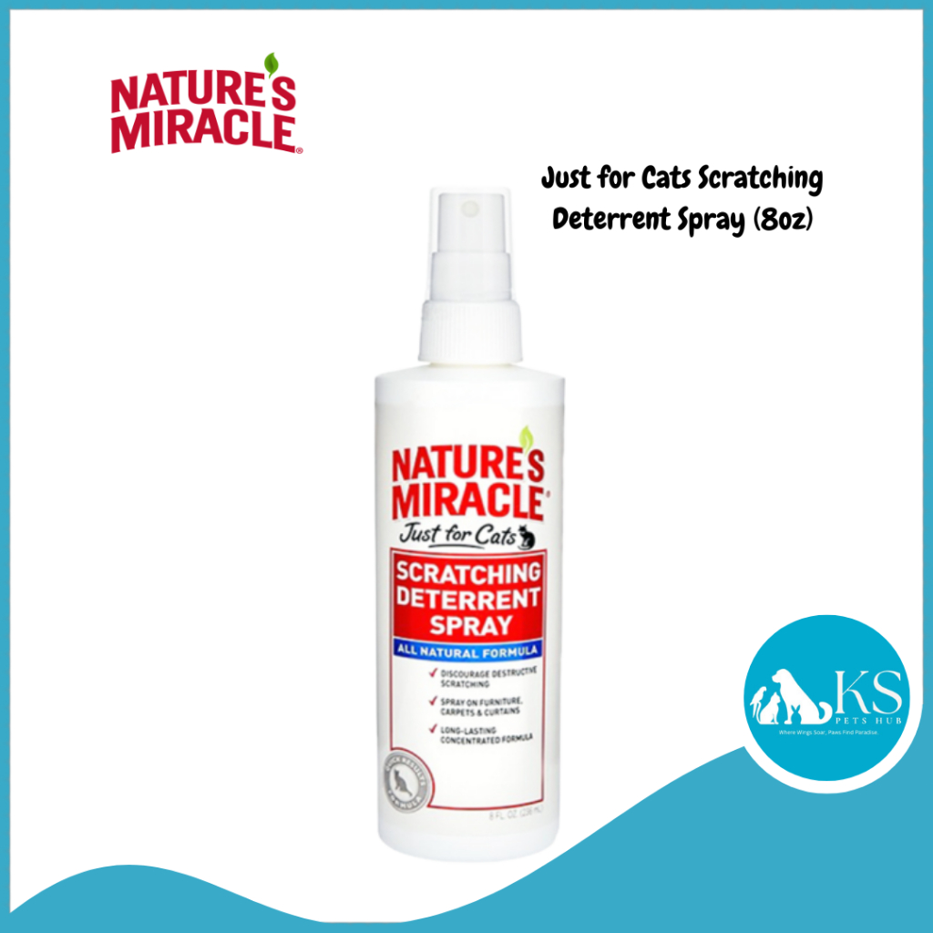 Nature's Miracle Just for Cats Scratching Deterrent Spray (8oz ...