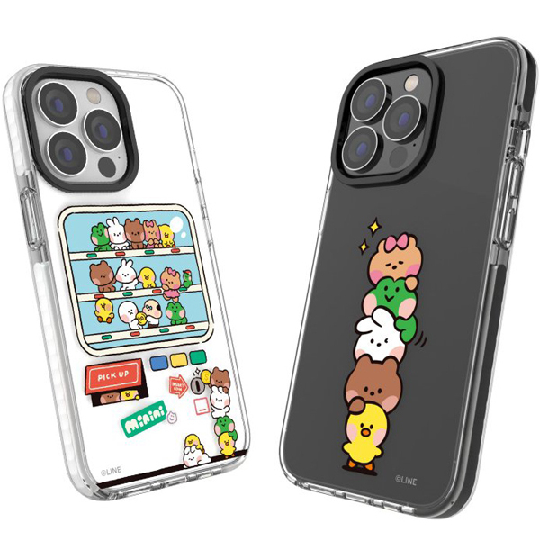 Line Friends Minini Clear Line Case For Galaxy S22 S21 Note20 Plus Ultra Etc Shopee Singapore 0595