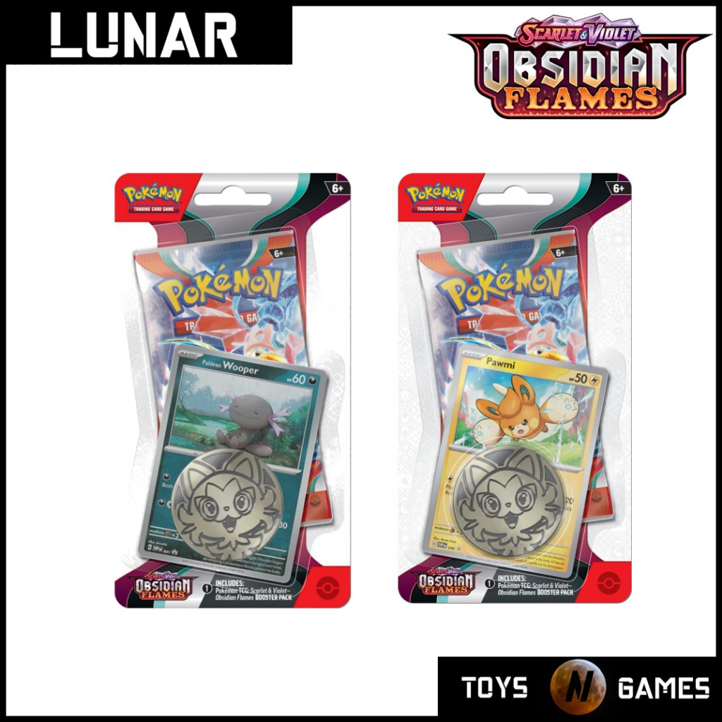 Pokemon TCG SV3 Obsidian Flames Checklane Blister Set | Shopee Singapore