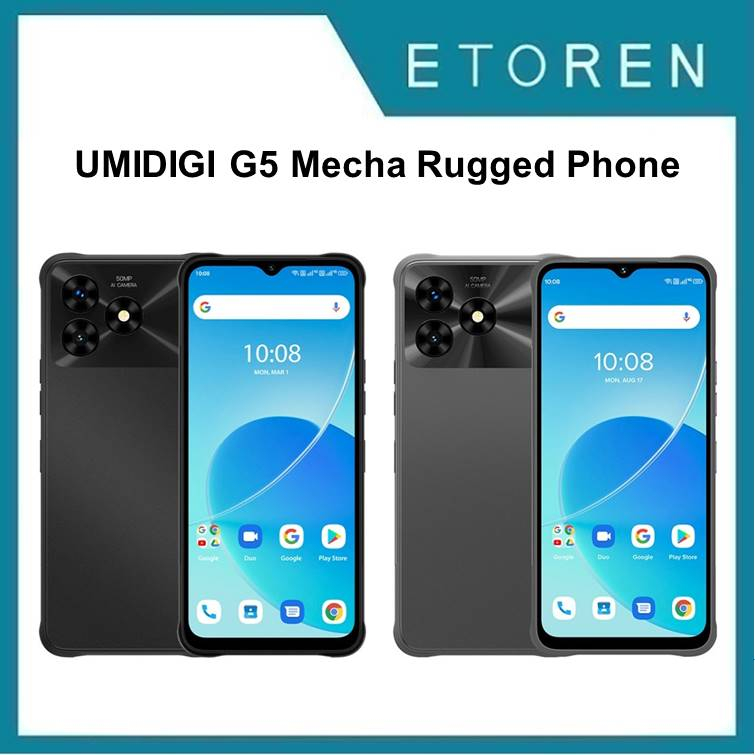 Umidigi G5 Mecha Rugged Phone Dual Sim 128gb Graphite Blackpremium Gray 8gb Ram Shopee 7769