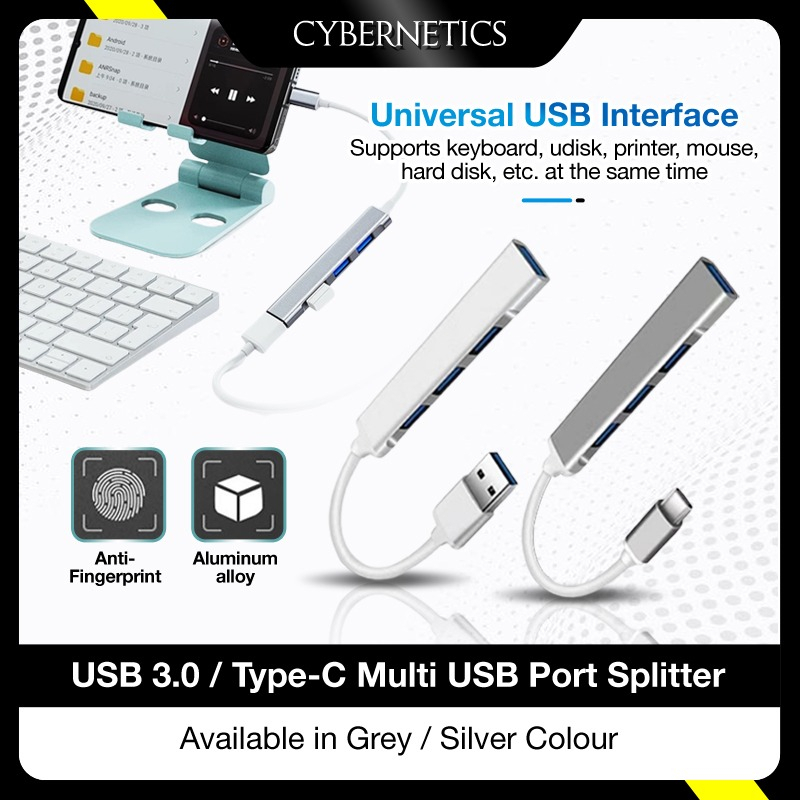 USB C HUB Multi USB Port Splitter USB C To USB Adapter With OTG Type C ...