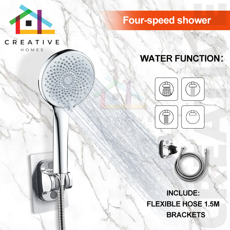 Bathroom Hand Shower Package 12cm 240 Holes Supercharged High Pressure