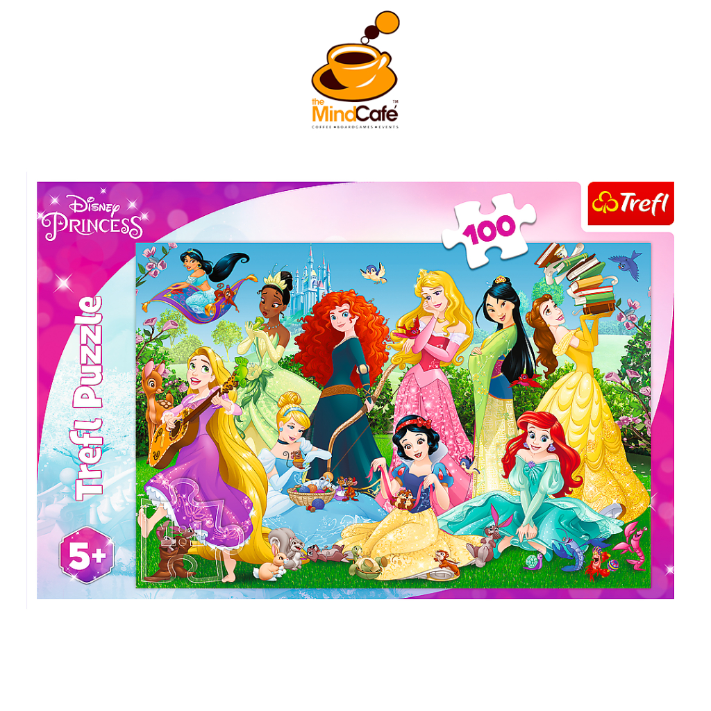 Trefl 100 piece Jigsaw Puzzle: Disney Princesses - Charming Princesses ...