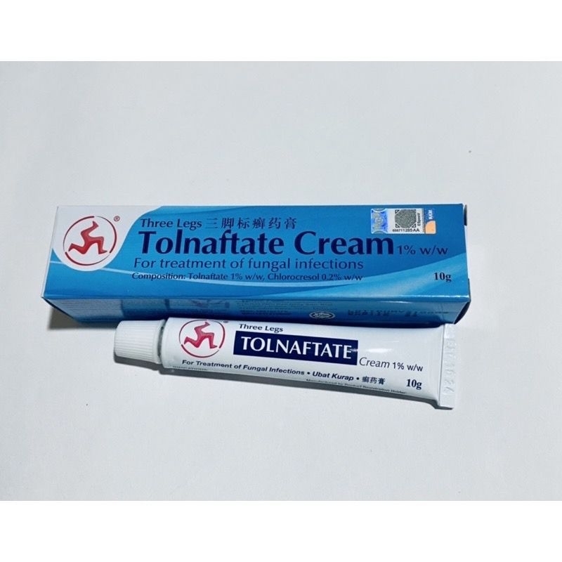 [sg Instocks] Tolnaftate Cream Fungal Infections Three Legs Brand 三脚标 癣药膏 10g Ringworm Jock