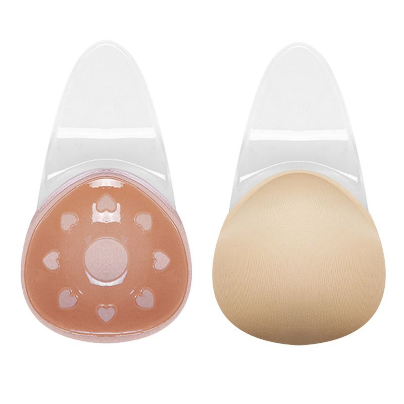 1 Pair Sticky Bra Adhesive Bra Push Up Breast Lift Breathable Bra 