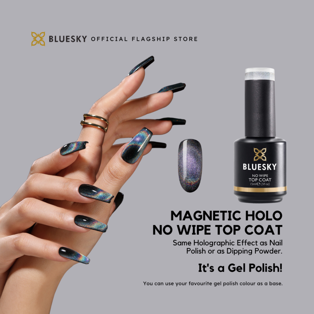 HOT Nail Gel Bluesky Top And Base Coat BLUESKY No Wipe Top