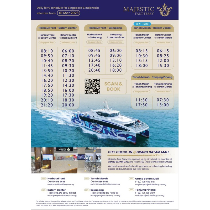 Majestic Fast Ferry 2 Way Batam [CHEAPEST] Shopee Singapore