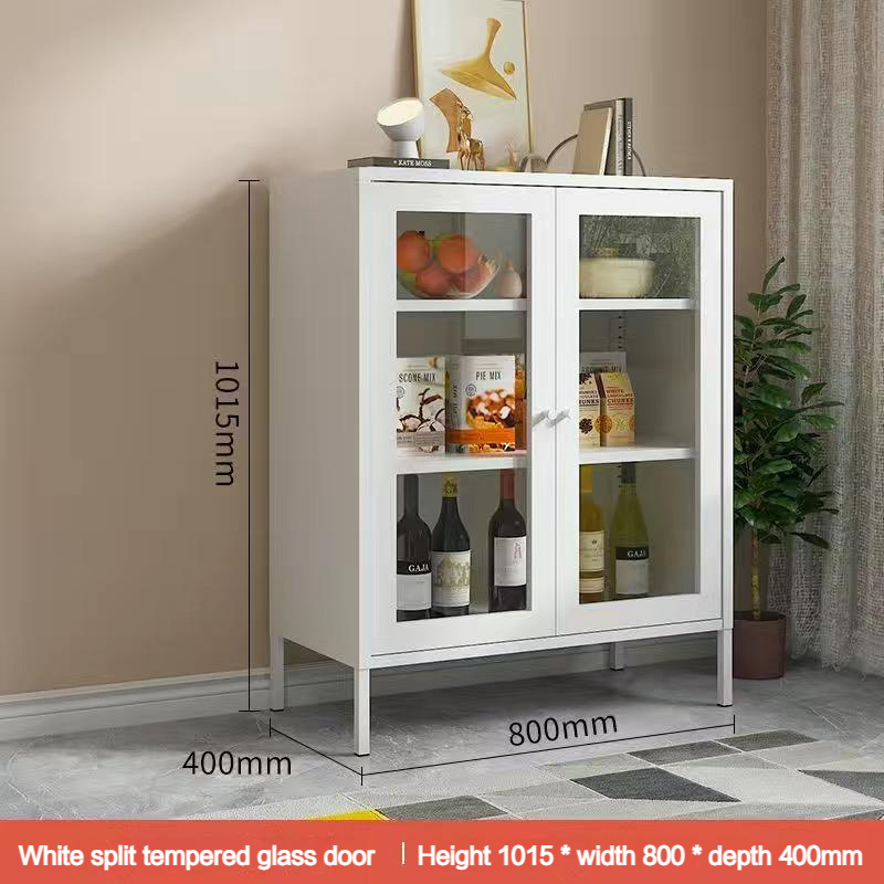 Storage Glass Door Tea Storage Living Room Balcony