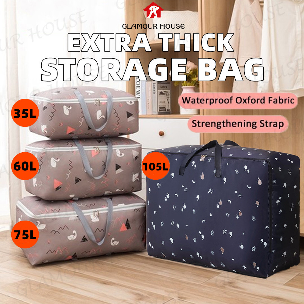 [SG] Hand Carry Luggage Bag Extra Thick Large Storage Bag with