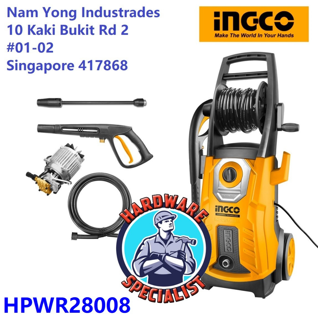 Ingco HPWR28008 2800W High Pressure Washer